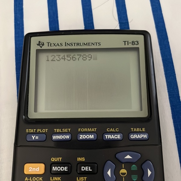 TEXAS INSTRUMENTS TI-83 Graphing Calculator - working condition - Picture 6 of 6